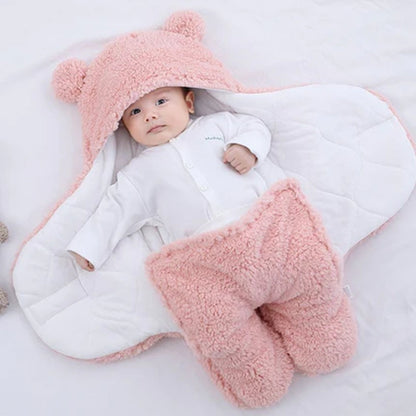 Cozy Bear Swaddle Blanket for Infants