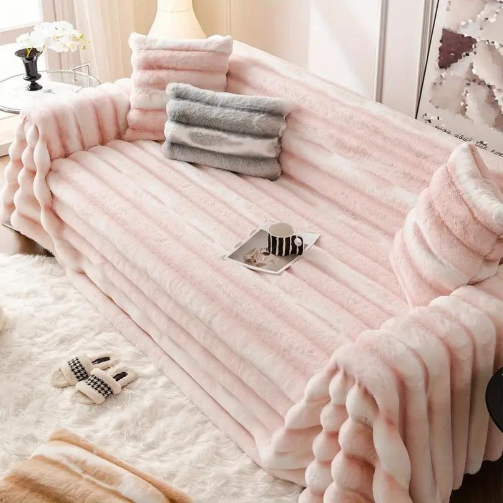 Luxurious Plush Sofa Protector for Ultimate Comfort