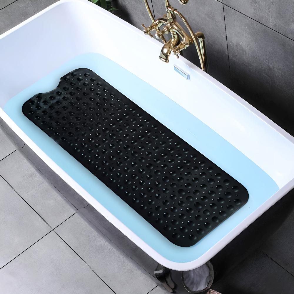 Secure Step Bath Mat | Slip-Resistant with Foot Care Feature