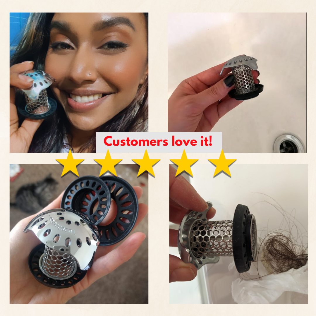 Hair Catcher for Bathtub Drain – Prevents Clogs Easily