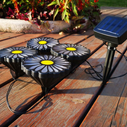 Outdoor Garden Solar String Lights - Bright Daisy Design