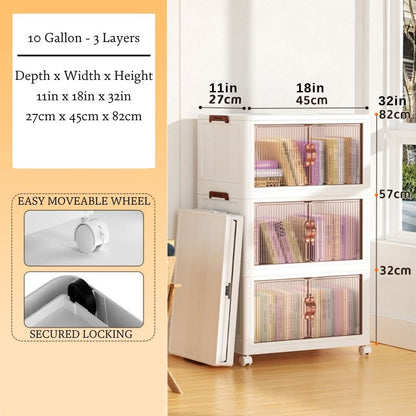 Stackable Storage Bins for Organizing Supplies