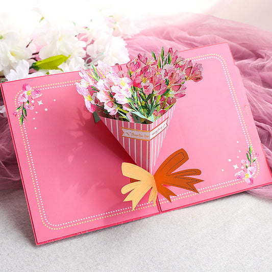 Artistic Pop-Up Greeting Card for Mother's Day