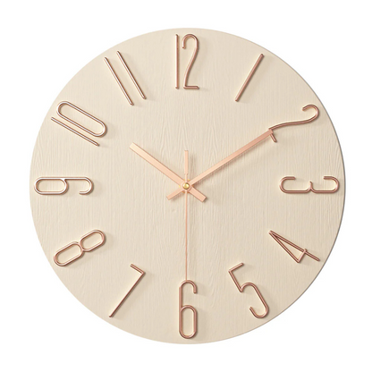 Modern Silent Wall Clock for Living Room – Elegant Timepiece