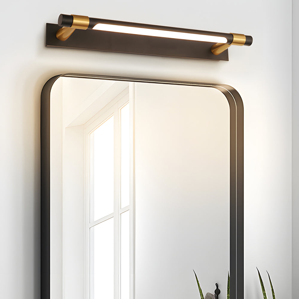 Rotatable 120° Flush-Mount Vanity Light for Bathroom with Linear Design