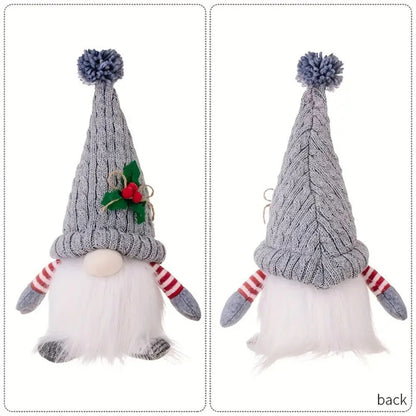Festive Gnome with LED Glow for Holiday Cheer