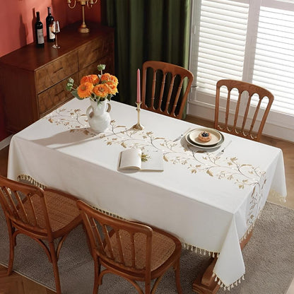 Charming Floral Fringe Table Cover for Every Occasion