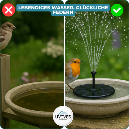 Solar Fountain for Tranquility and Elegance in the Garden