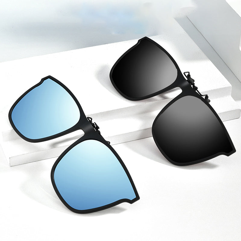 Folding Polarized Clip-On Sunglasses – New Design