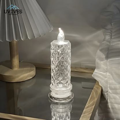 Buy 2 Get 2 Free | LED Candles with Sparkling Crystal Effect