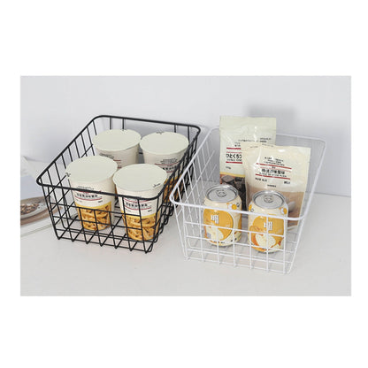 Stylish Iron Storage Basket for Organized Living