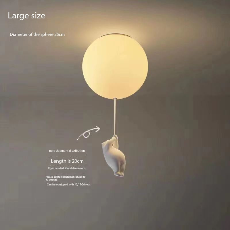 Balloon-Shaped Lamp for Bedroom Lighting