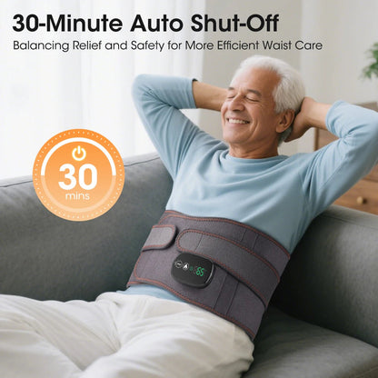 Cordless Lumbar Heating Pad with Vibration, Heat, and Red Light