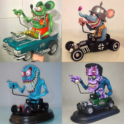 Large Monster Figurines with Open Mouth - Decorative Statues
