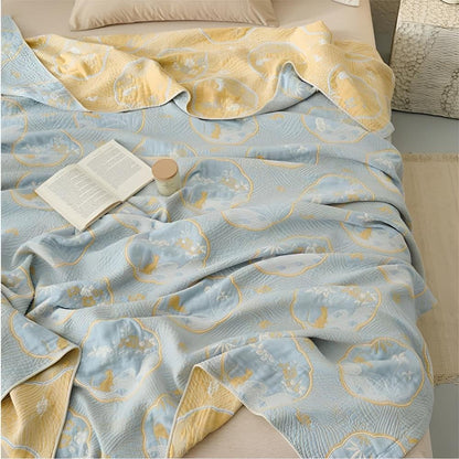 Dual-Sided Coastal Breeze Throw