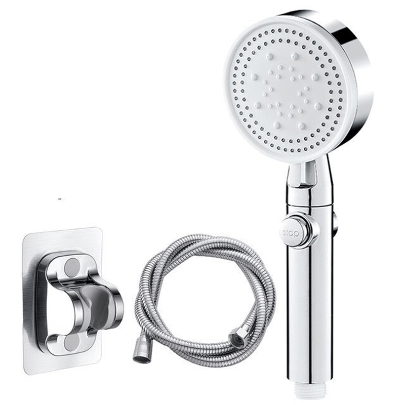 Shower Head with 5 Settings and Push Button Control