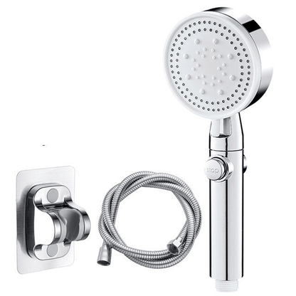 Shower Head with 5 Settings and Push Button Control