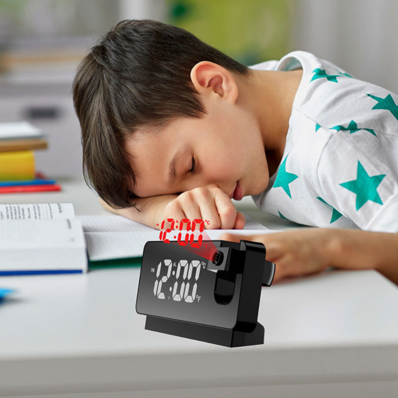 Advanced Projection Alarm Clock with USB Charging