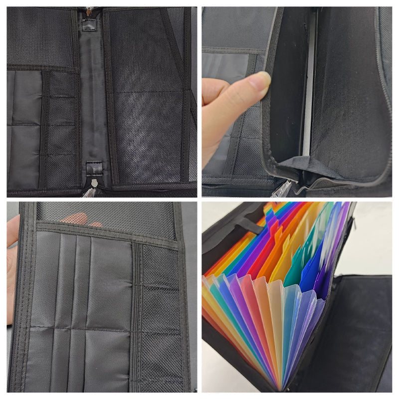 Spacious Fireproof A4 Document Organizer with Handle