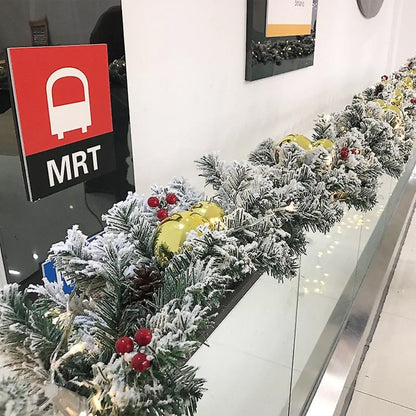 Frosted Winter Garland for Holiday Decor