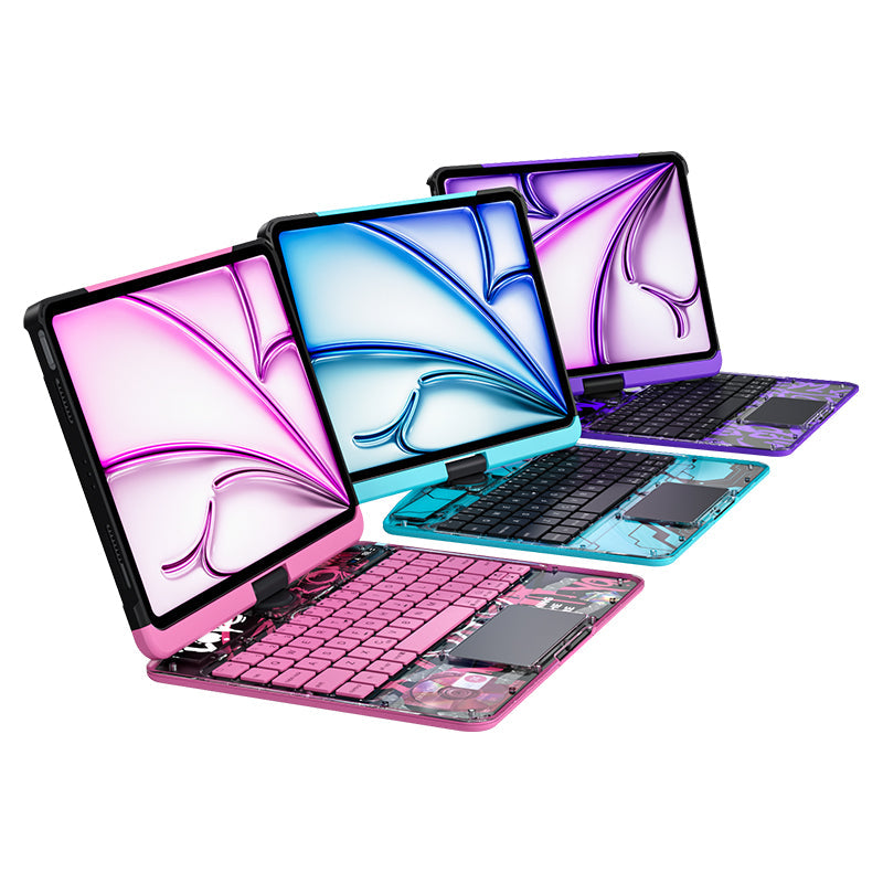 Versatile 360° iPad Keyboard Protector with TrackPad