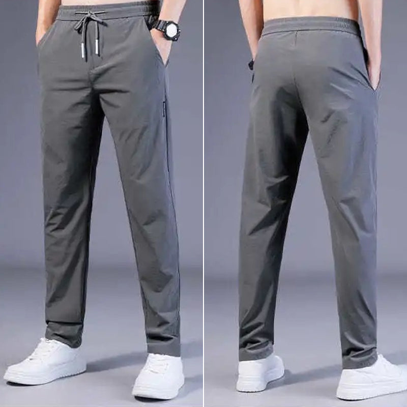 Breathable Leisure Pants Made from Ice Silk