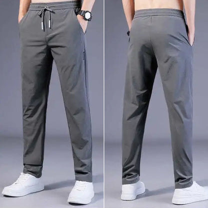 Breathable Leisure Pants Made from Ice Silk