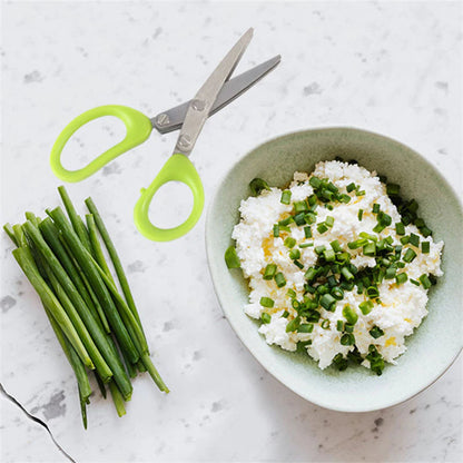 Versatile 5-Layer Stainless Steel Kitchen Shears