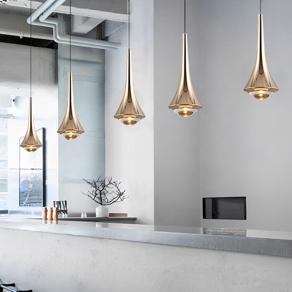 Modern LED Chandelier with Adjustable Height - Minimalist Creative Design