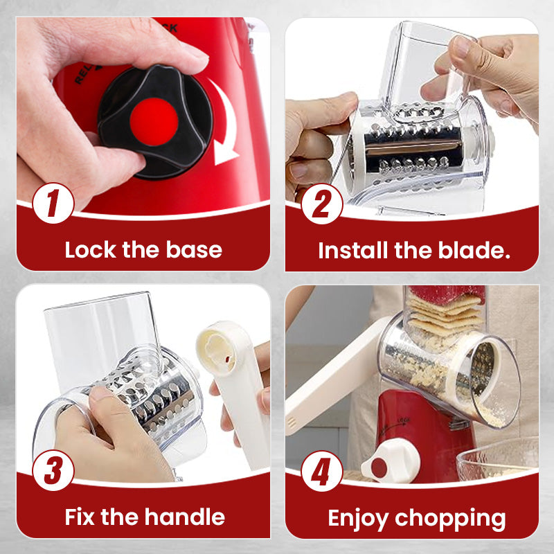 Versatile Kitchen Vegetable Slicer and Chopper for Effortless Cutting and Dicing