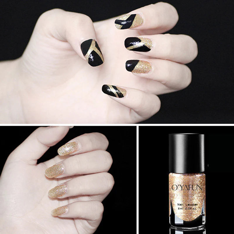 Trio of Peelable Nail Polish - Effortless Color Changes with Shine