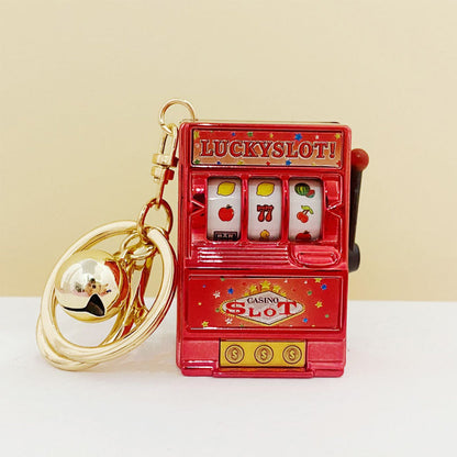 Slot Machine Keychain – Fun Novelty Accessory