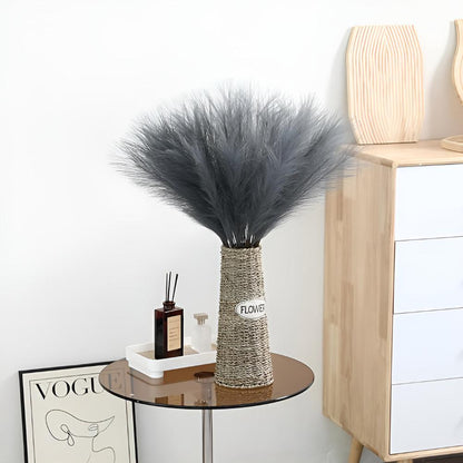 Chic Faux Grass Stems for Home Décor | Set of 3