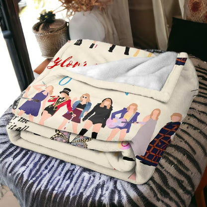 Nap Blanket for Travel and Home Office Use - Swiftmas Design