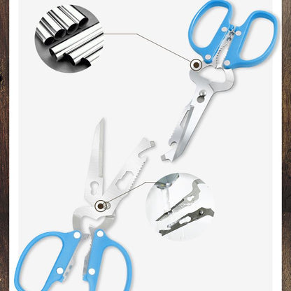 Versatile 10-in-1 Multi-Tool Scissors for Every Task