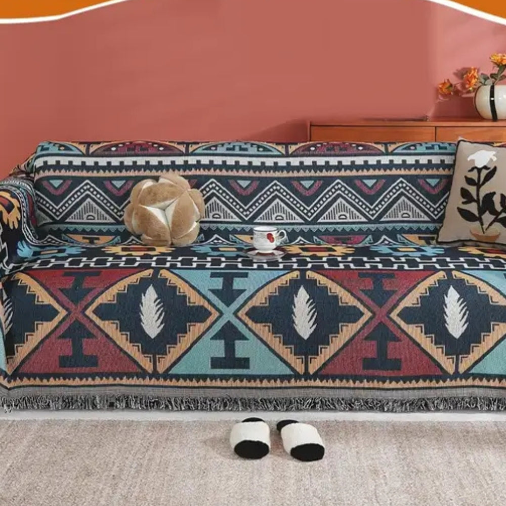 Chic Tribal Pattern Sofa Protector