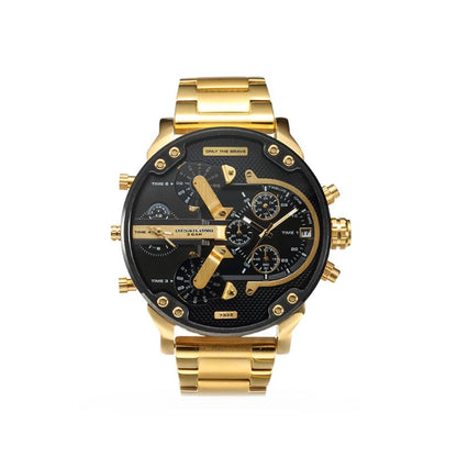 Stainless Steel Quartz Chronograph Timepiece