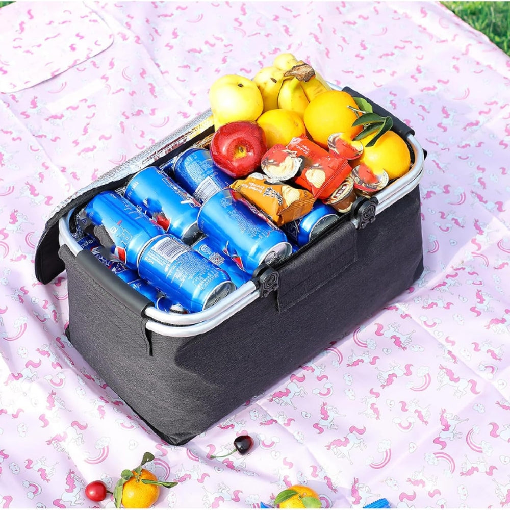 Space-Saving Picnic Carrier with Leakproof Design