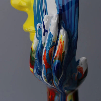 Vibrant Muse Contemporary Art Figurine
