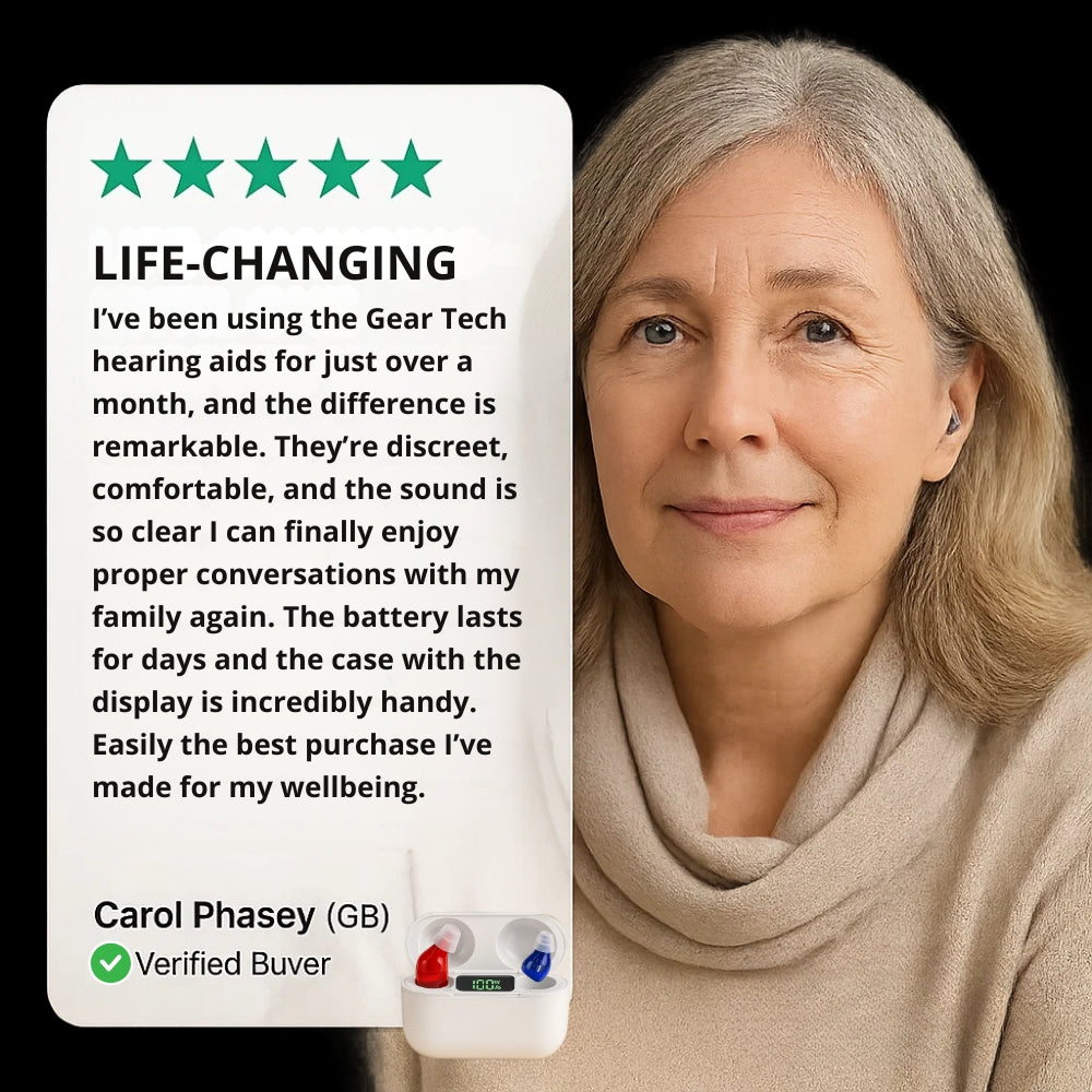Rechargeable Hearing Aids with Noise Reduction – Compact and Discreet