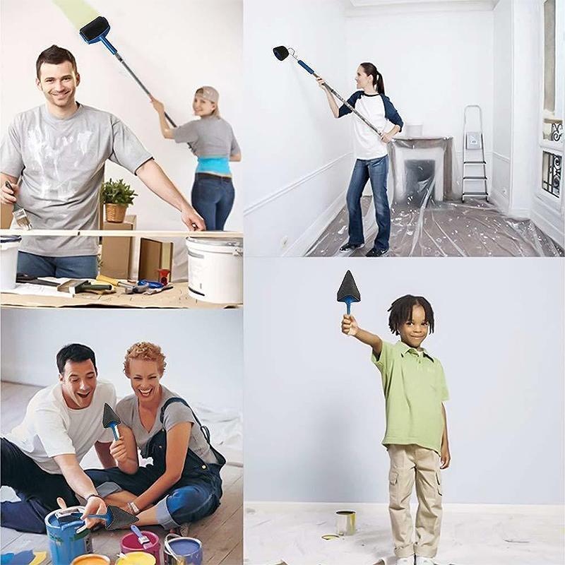 Refillable Edge Paint Roller with Tank for Easy Application