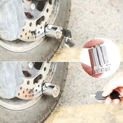 Wheel Disc Lock with Anti-Theft Design and 2 Keys