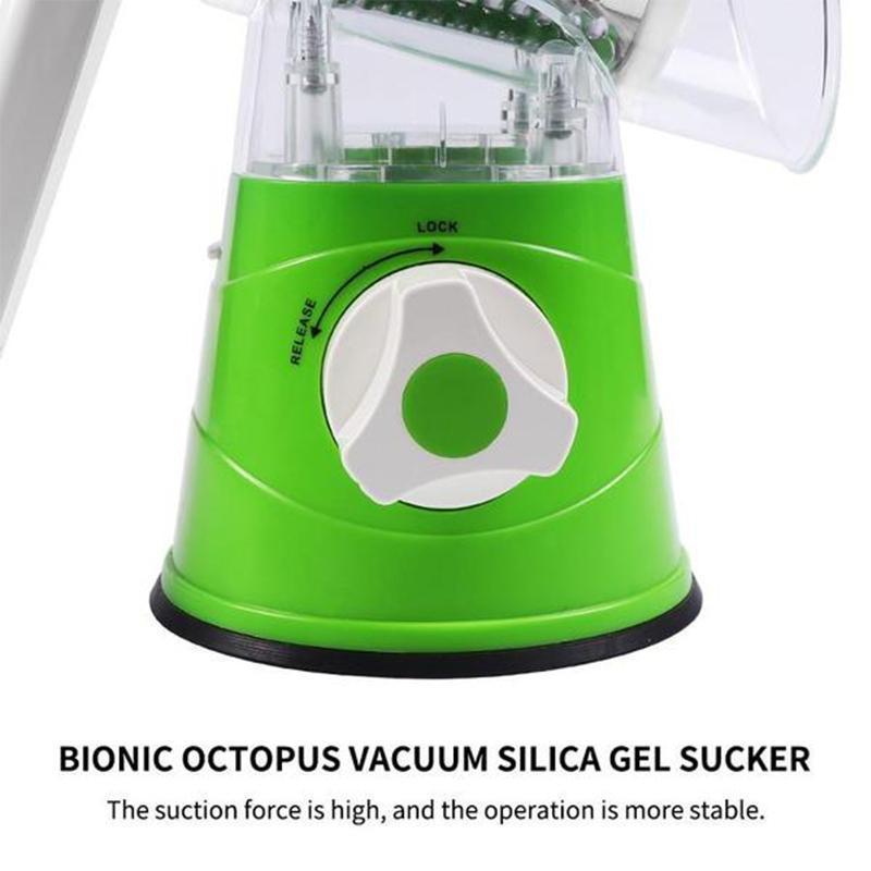 Rotating Vegetable Cutter and Cheese Grater - 3-in-1 Tool