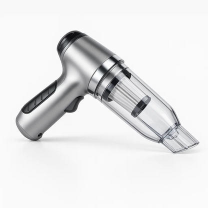 Compact Cordless Car Vacuum with Powerful Suction and Attachments