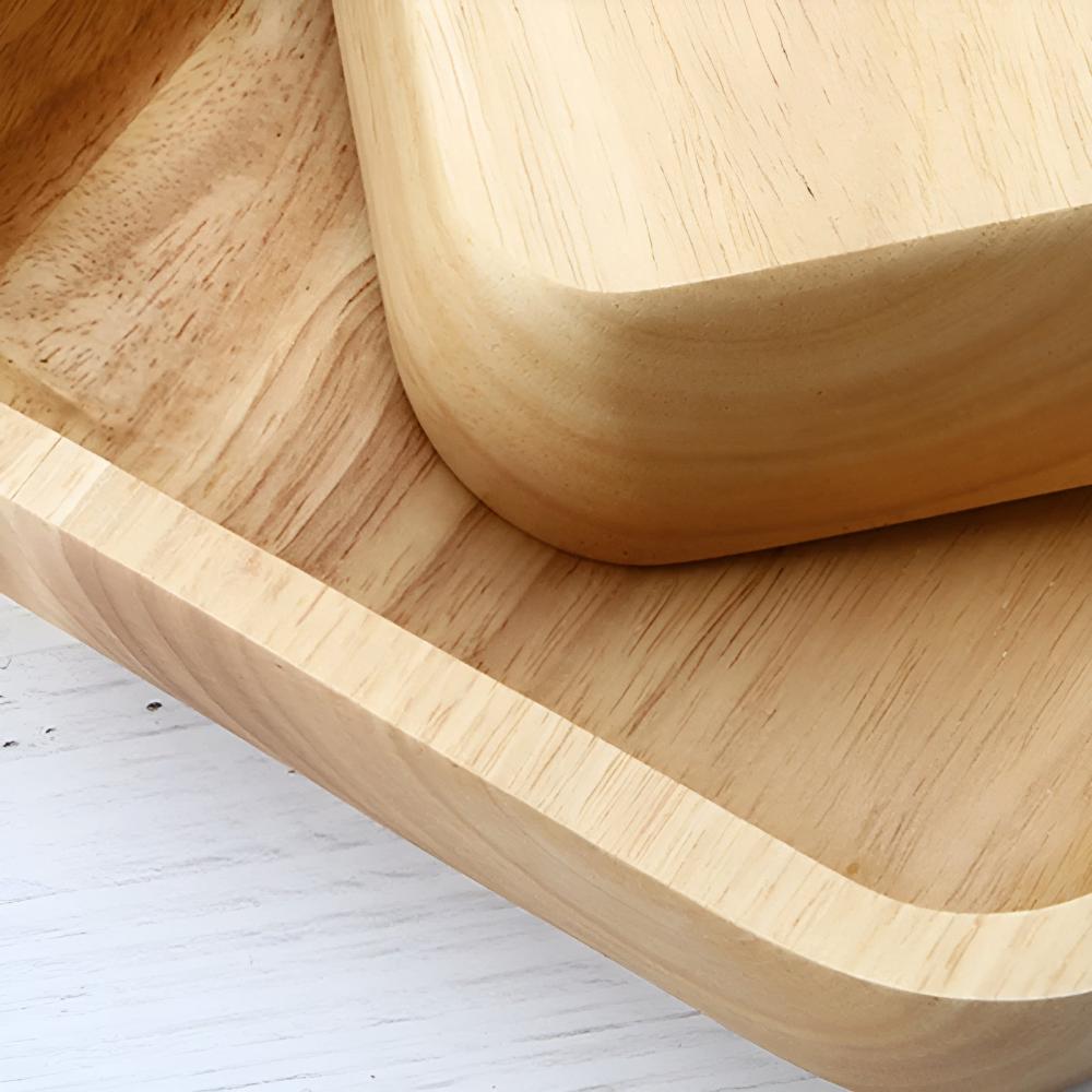 Elegant Eco-Friendly Wooden Serving Bowl