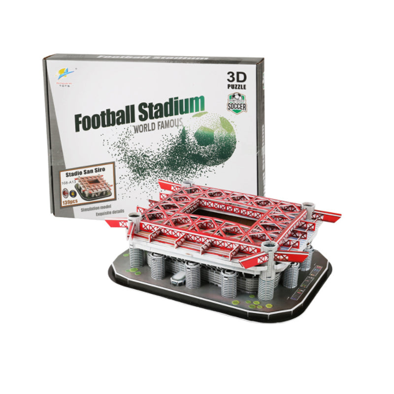 3D Football Stadium Puzzle Model