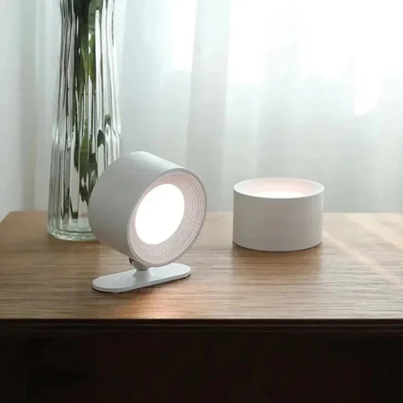 Magnetic Mount LED Wall Light – Cordless with 360-Degree Rotation