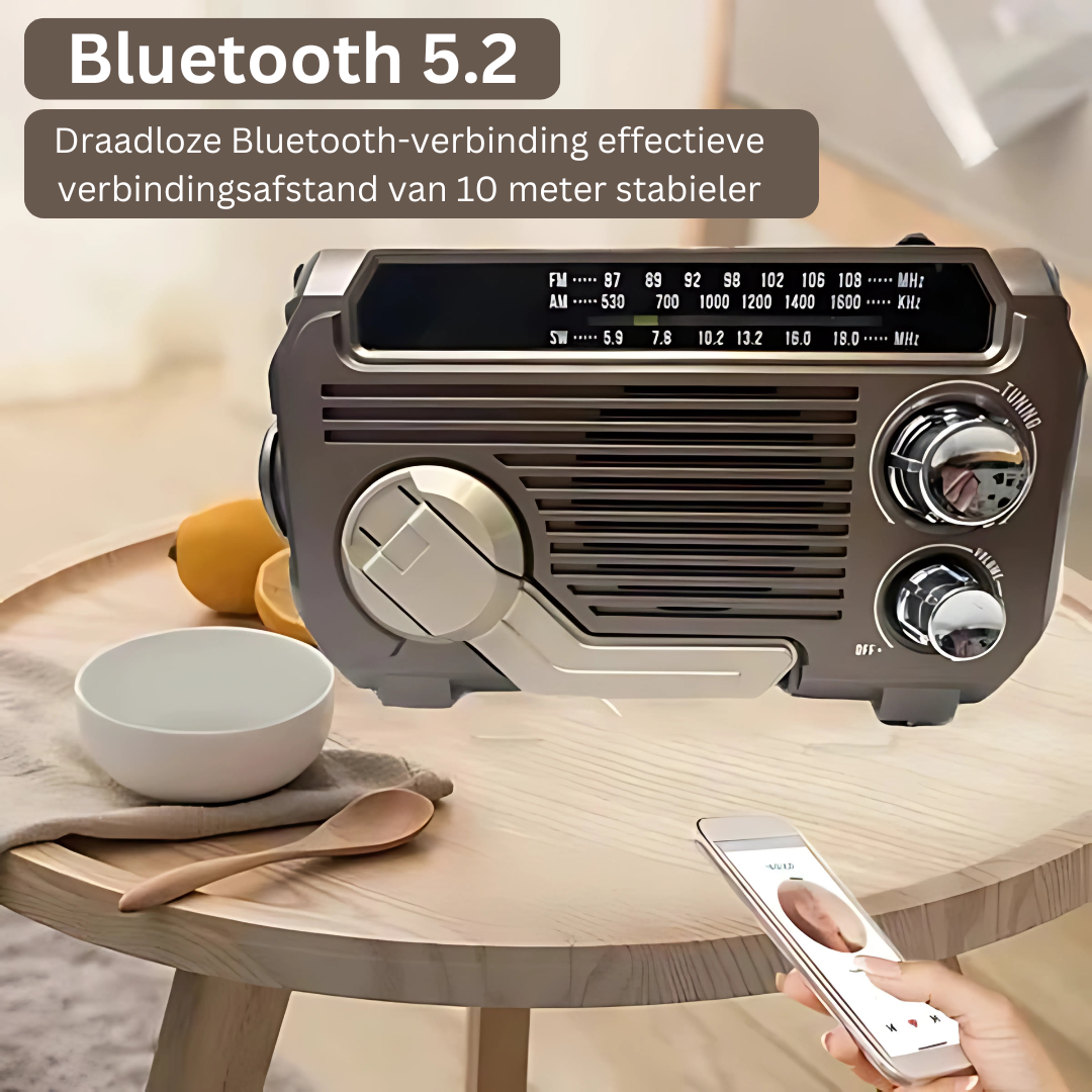 Portable Noodradio with Power Bank – Elegant Design – High-Fidelity Sound – Rechargeable