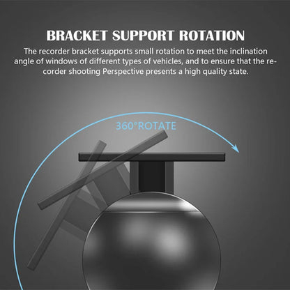 360° Rotating Mini Dash Camera with 1080P HD Resolution