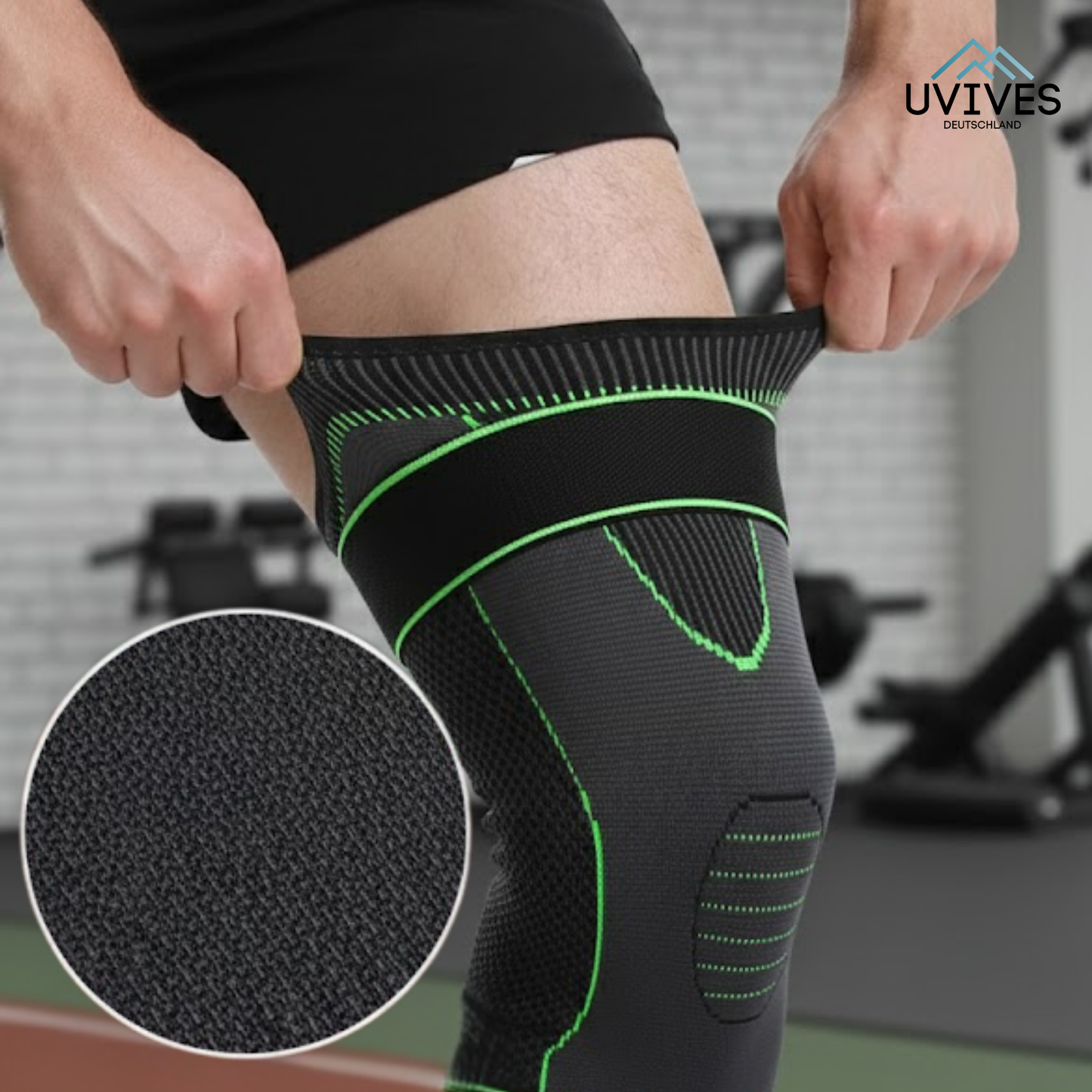 Self-Heating Knee Brace with Soothing Wormwood Extract